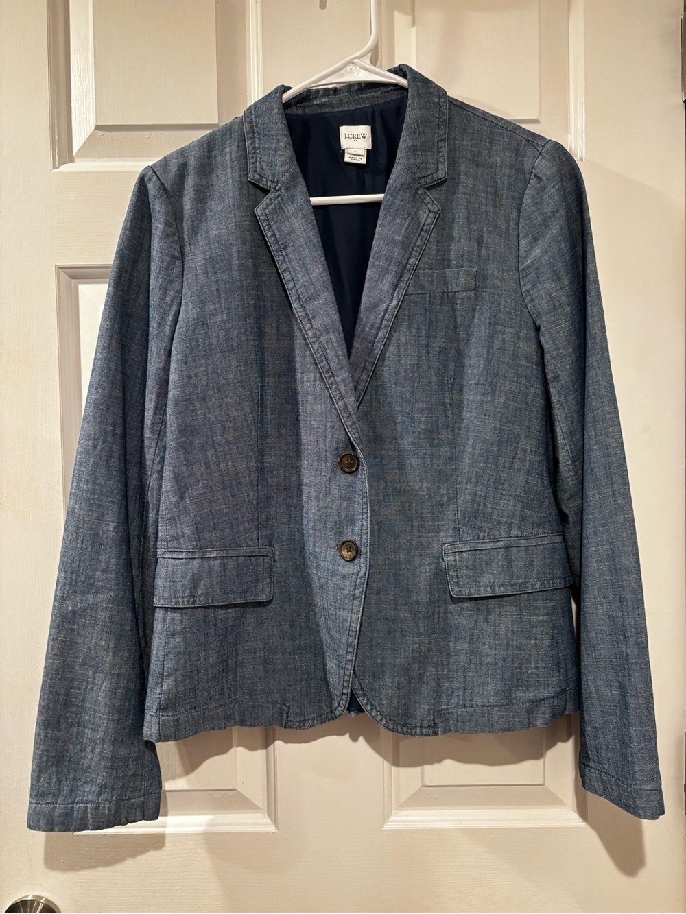 J. Crew Chambray Blazer